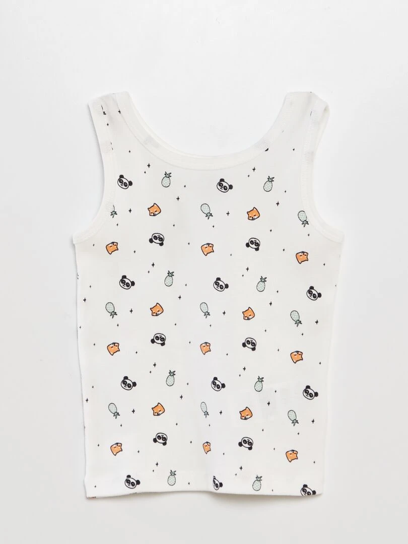 Lot de 2 bodies Blanc