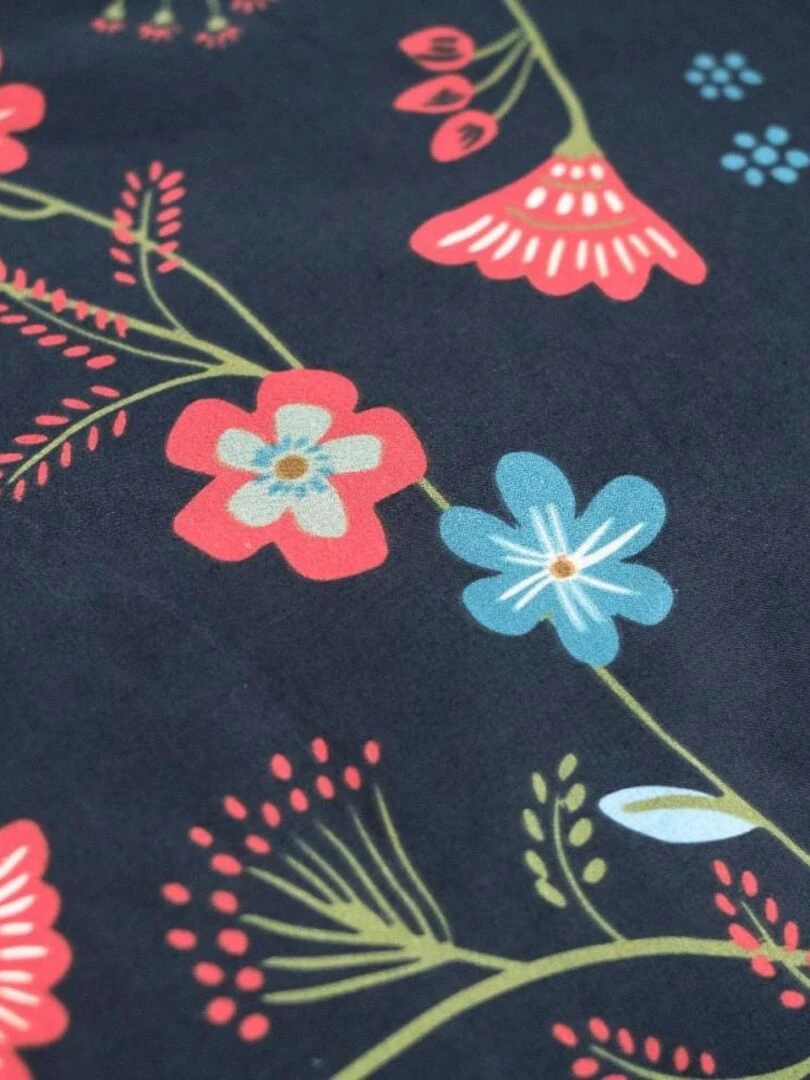 Housse de couette Sunshine 11.25 + taie(s) 100% coton 57 fils Bleu