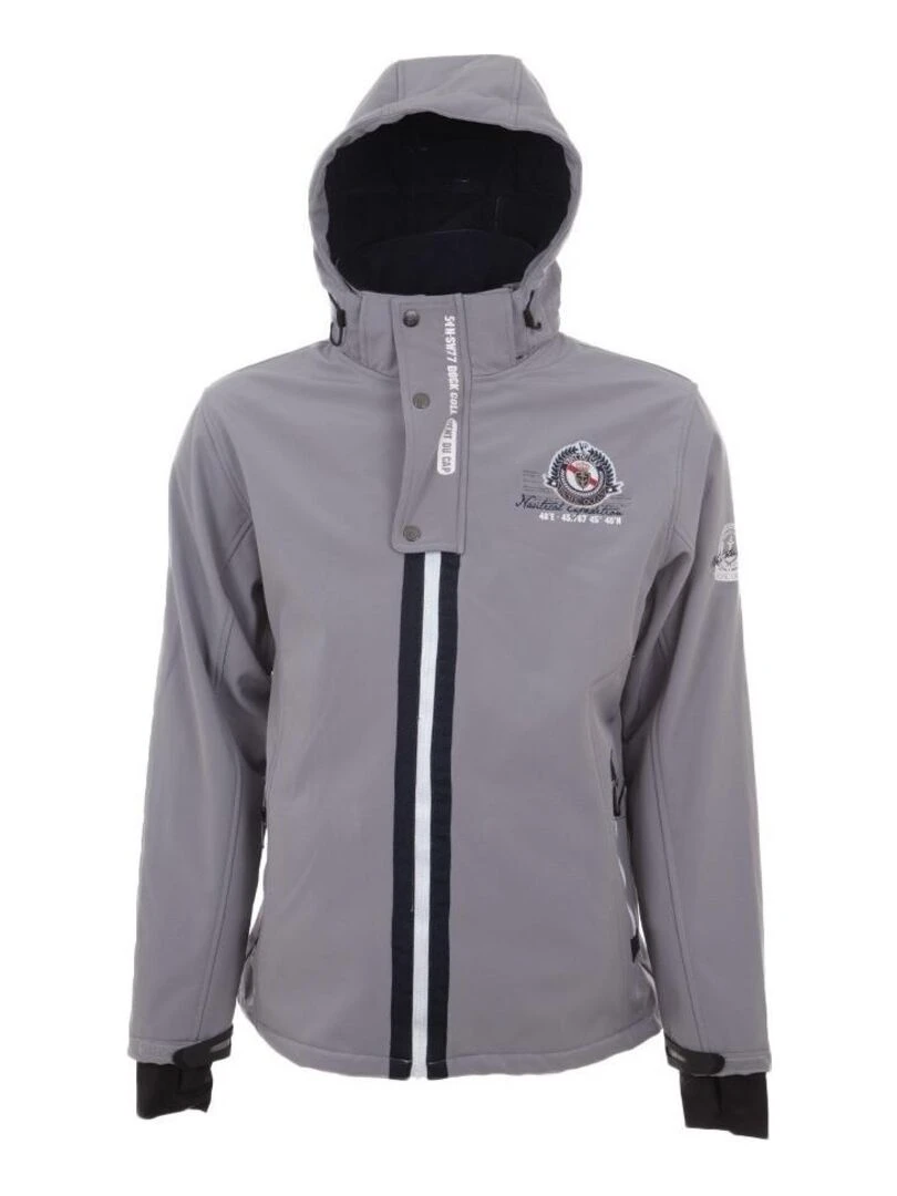 Blouson softshell homme CETOM VENT DU CAP Gris