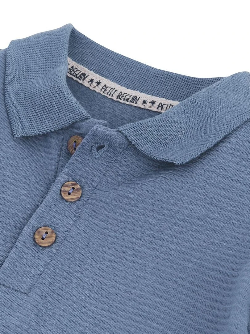 Polo garçon Biarritz   Bleu