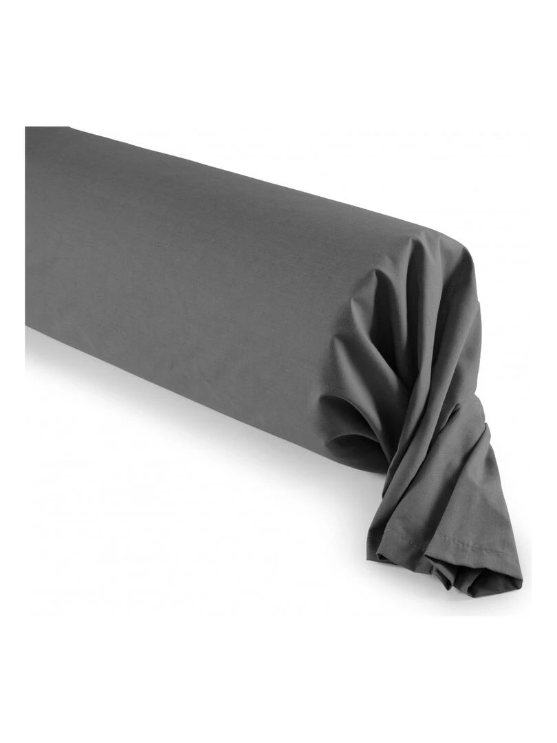 Univers Decor Taie De Traversin 45 X 185 Cm / 100% Coton 57 Fils/cm² gris anthracite