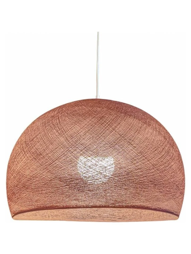 abat jour coupole nude 67 avec suspension simple Vieux rose