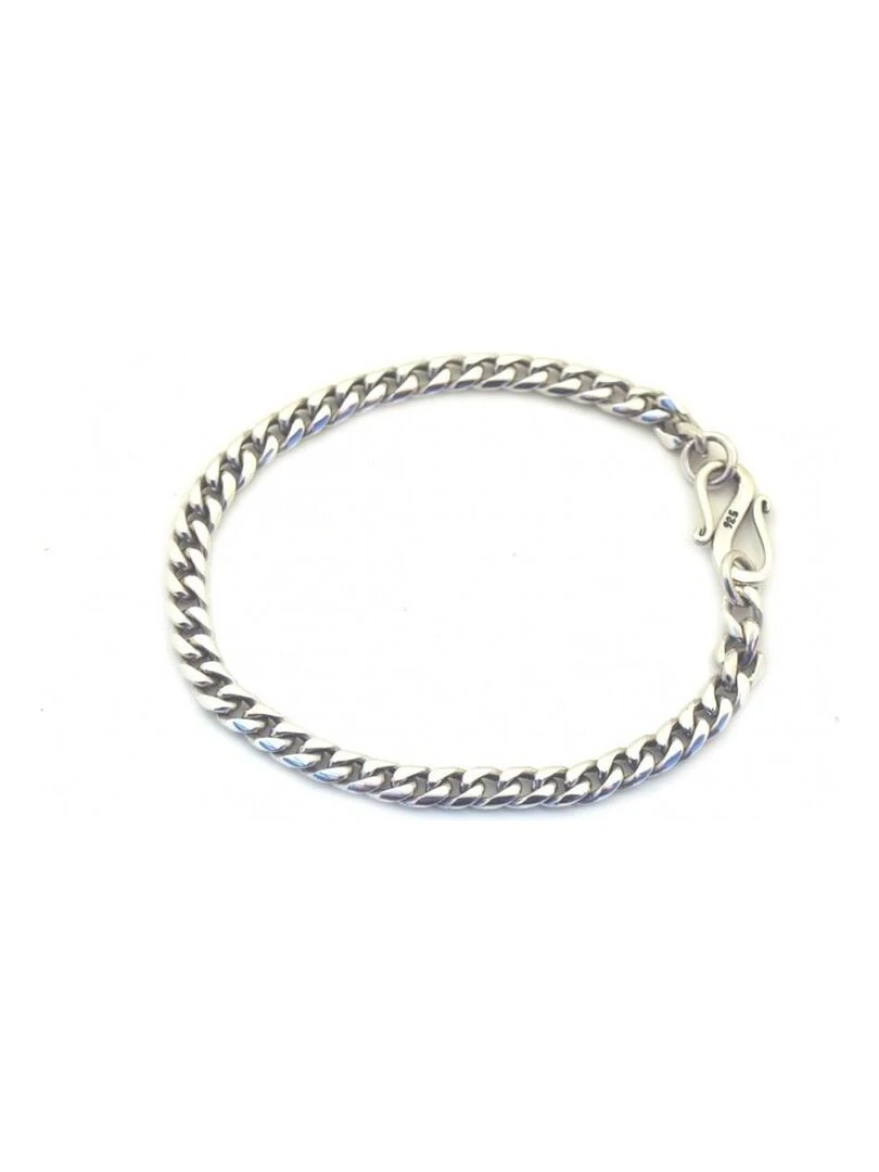 Bracelet souple chaine gourmette Bijoucolor Argent