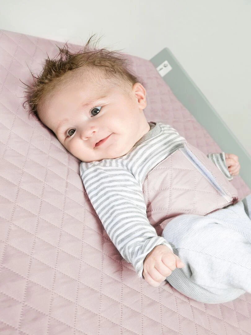 ROBA Matelas À Langer "roba Style" 85x75 Avec Sangle De Maintien Rose Rose