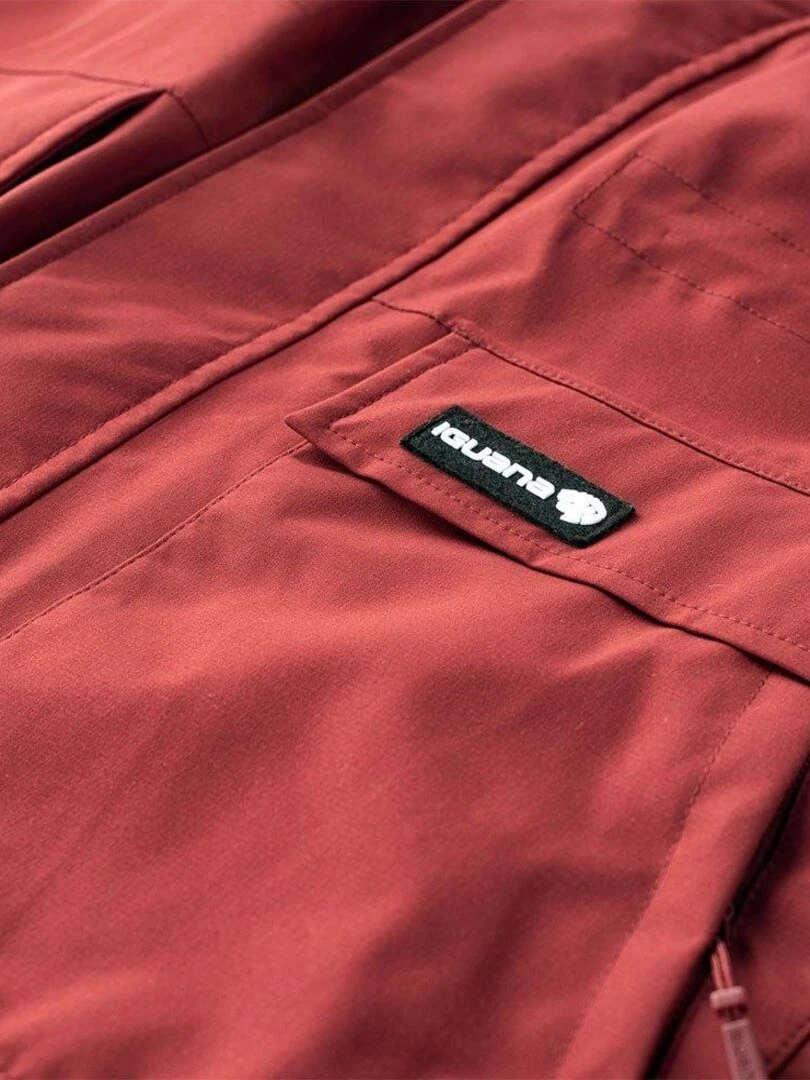 Iguana   Veste imperméable NAVY   Rouge foncé