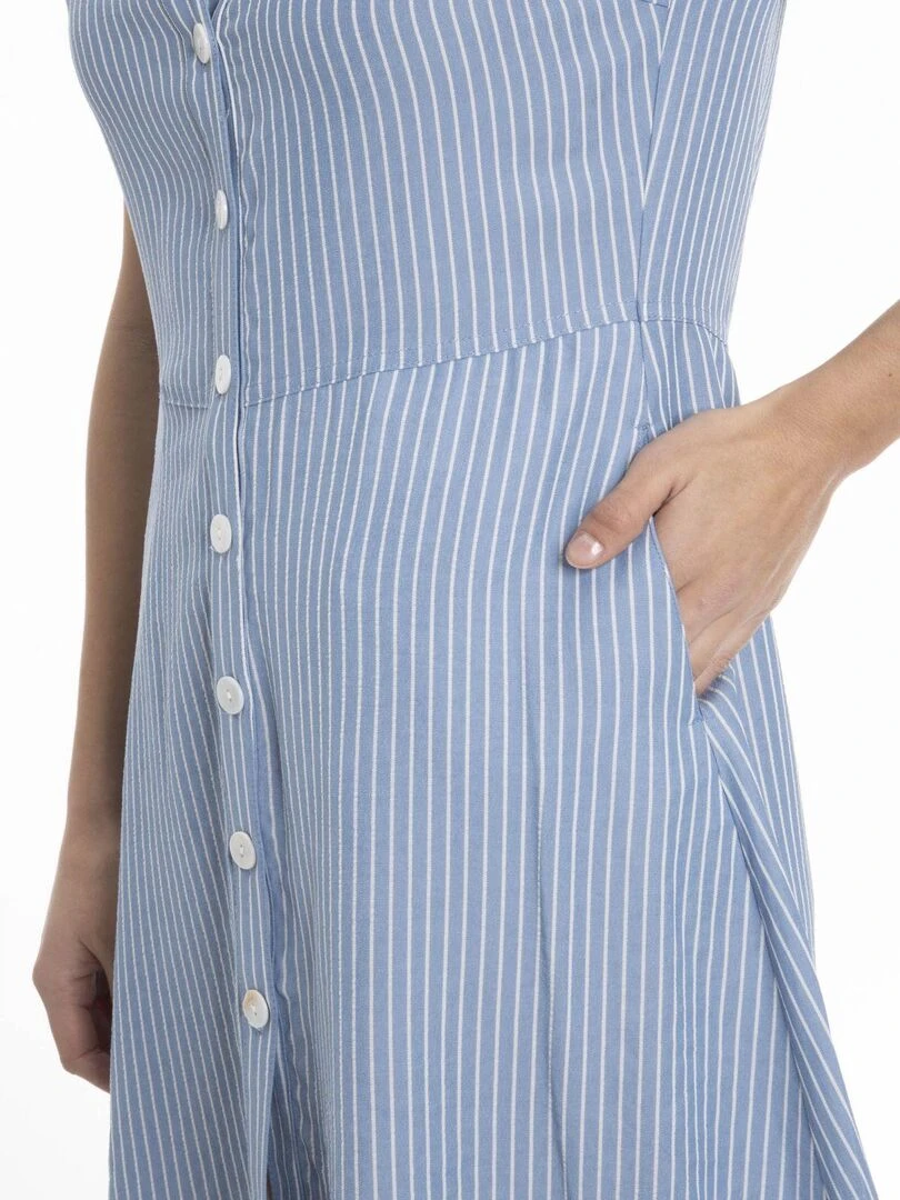 Robe polo REGANE   Gérard Pasquier   Bleu Blanc