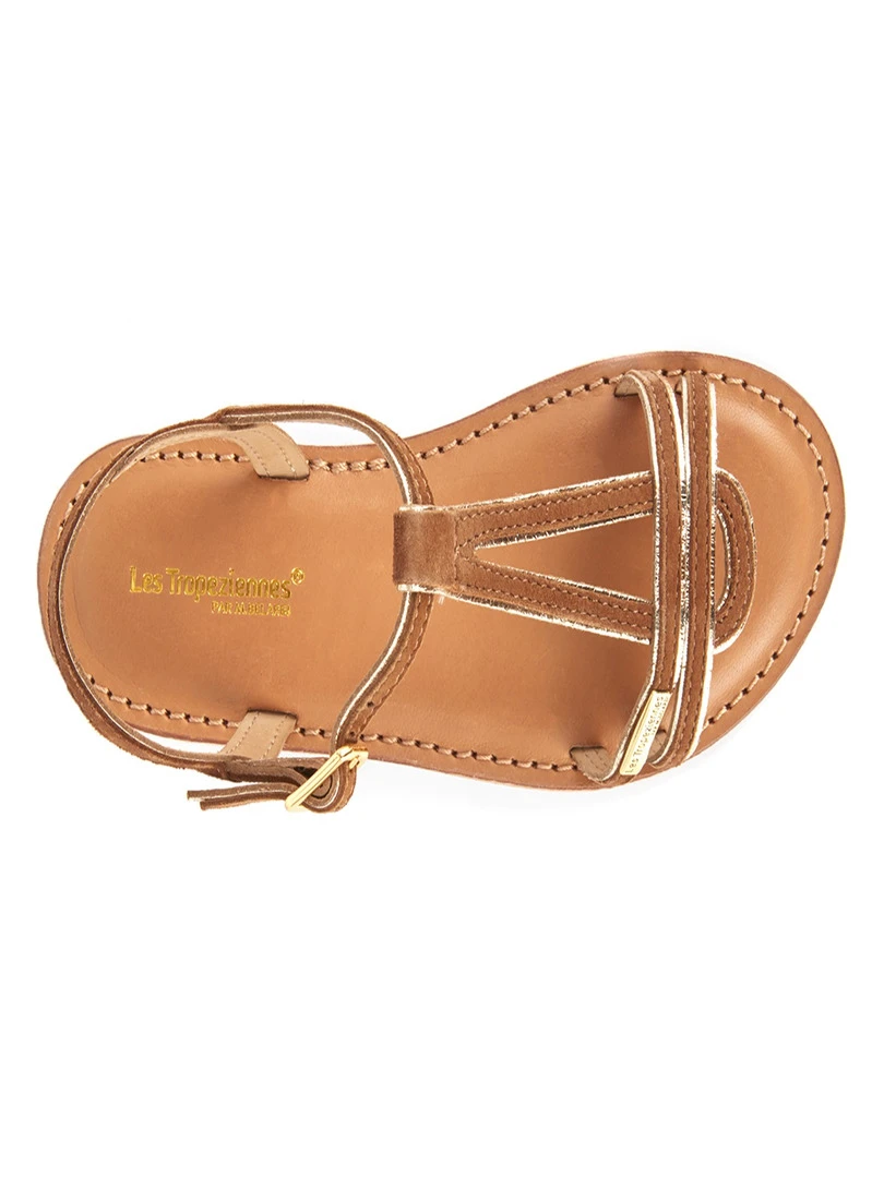 Sandales Les Tropeziennes Enfant Badabuc   Marron