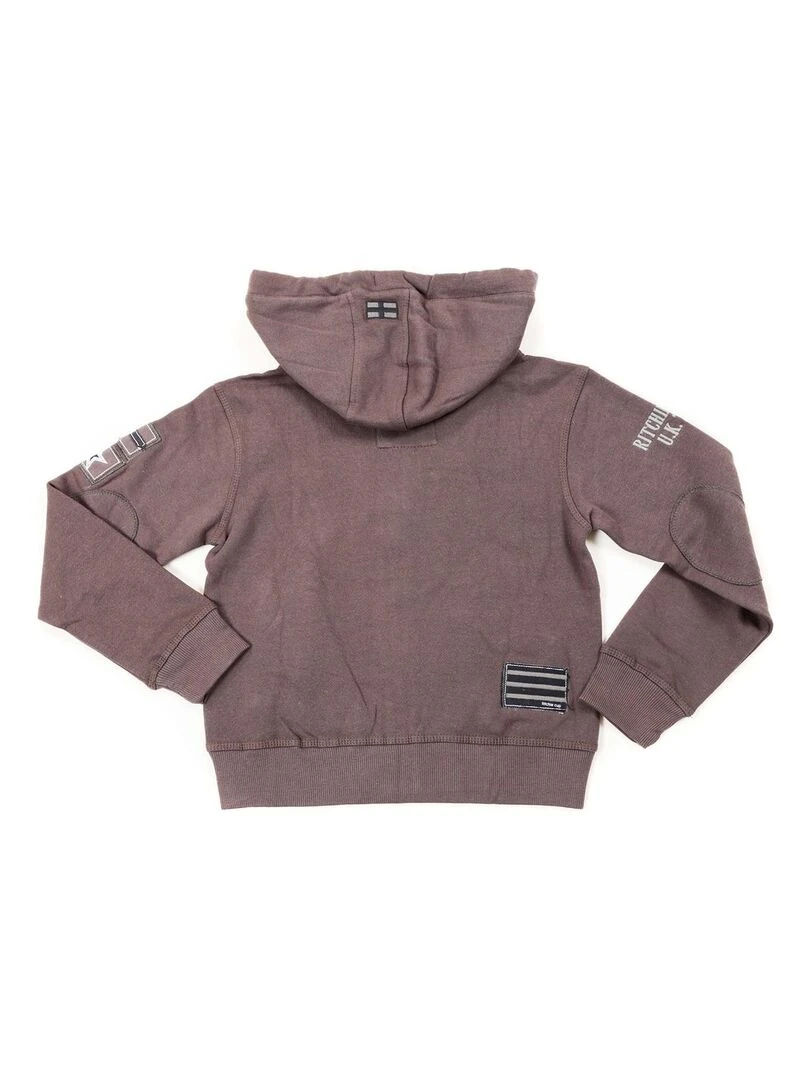 SWEAT ZIPPE WINE BOY   Gris