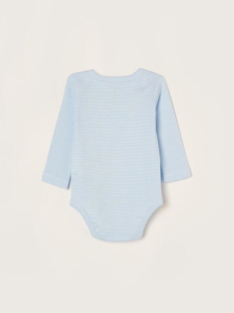 Pack 5 Bodies de Manches Longues pour Nouveau Né et Bébé 'Whales' manches longues ESSENTIALS LINE Multicolore