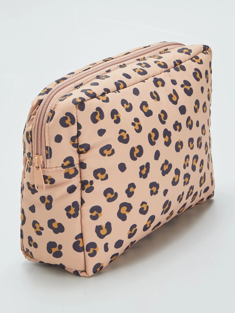 Trousse de rangement avec imprimé Marron