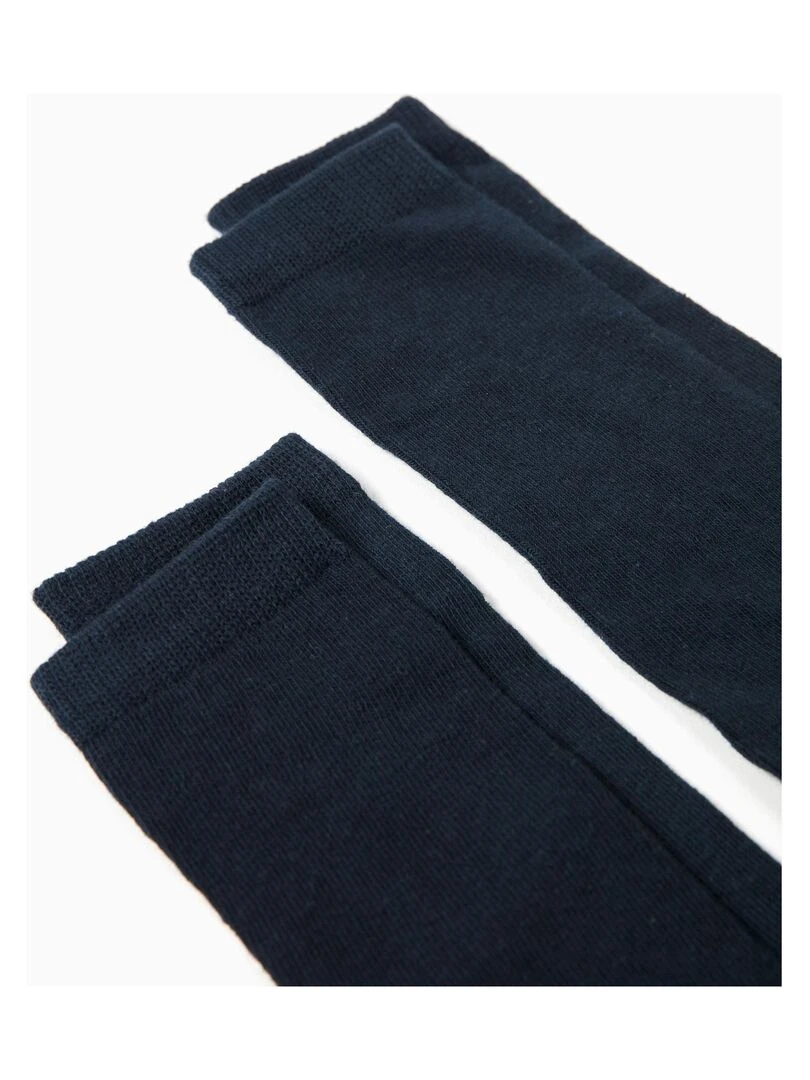 2 Chaussettes Hautes Enfant ESSENTIALS LINE Bleu nuit