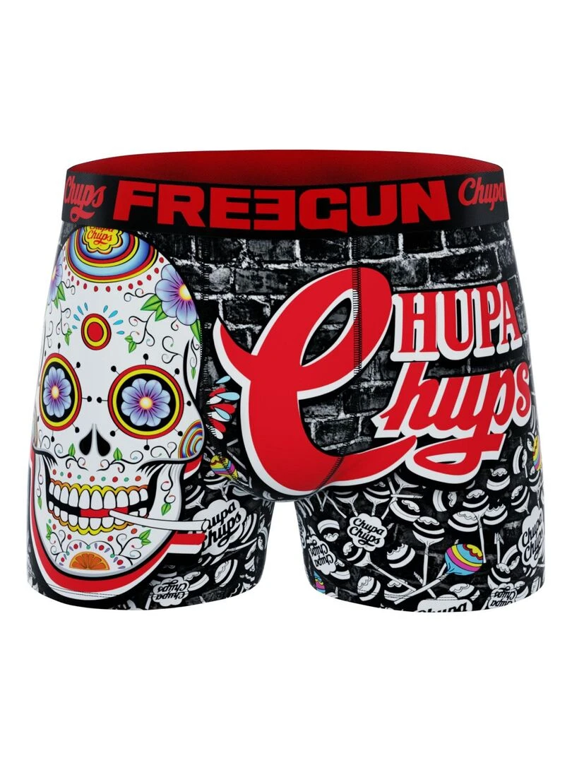 Lot de 3 boxers enfant Chupa Chups Freegun   Rouge