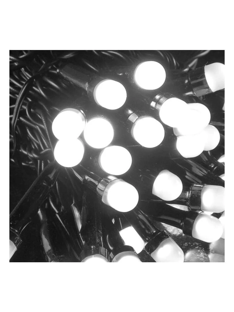 Guirlande lumineuse exterieur blanche 20m   Blanc