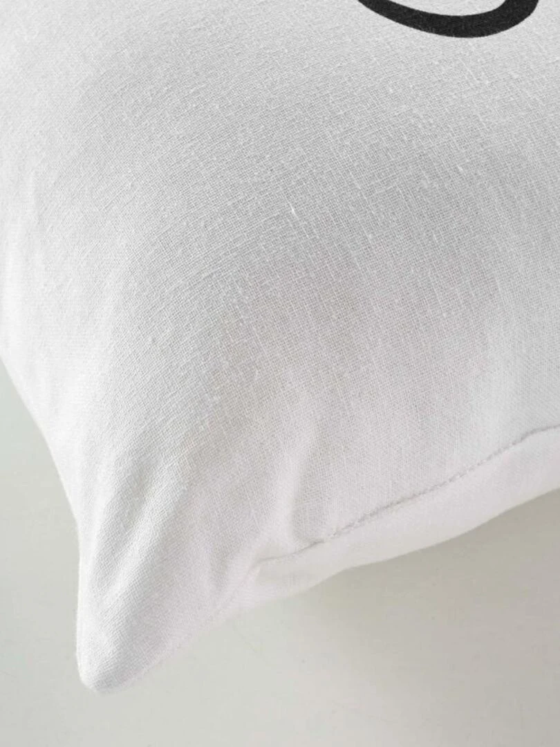 Coussin 40x40 cm Igloo coton   Blanc