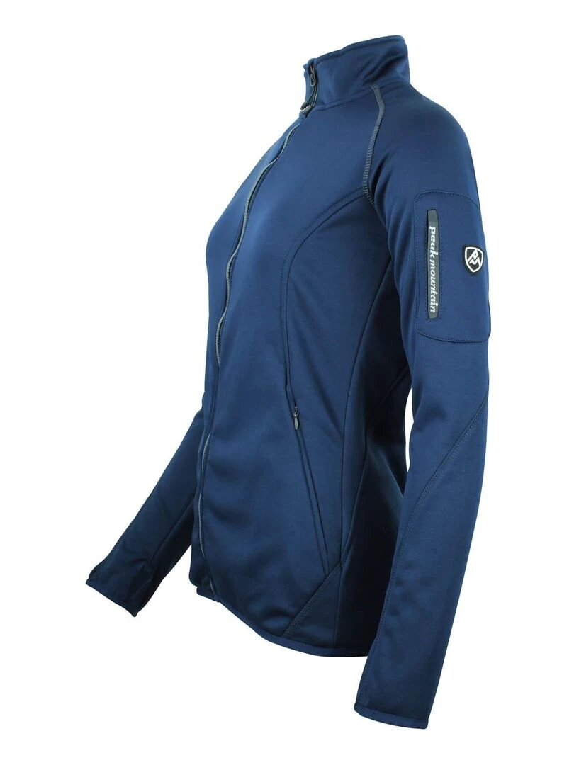 Blouson polarshell femme AMARO   Bleu marine