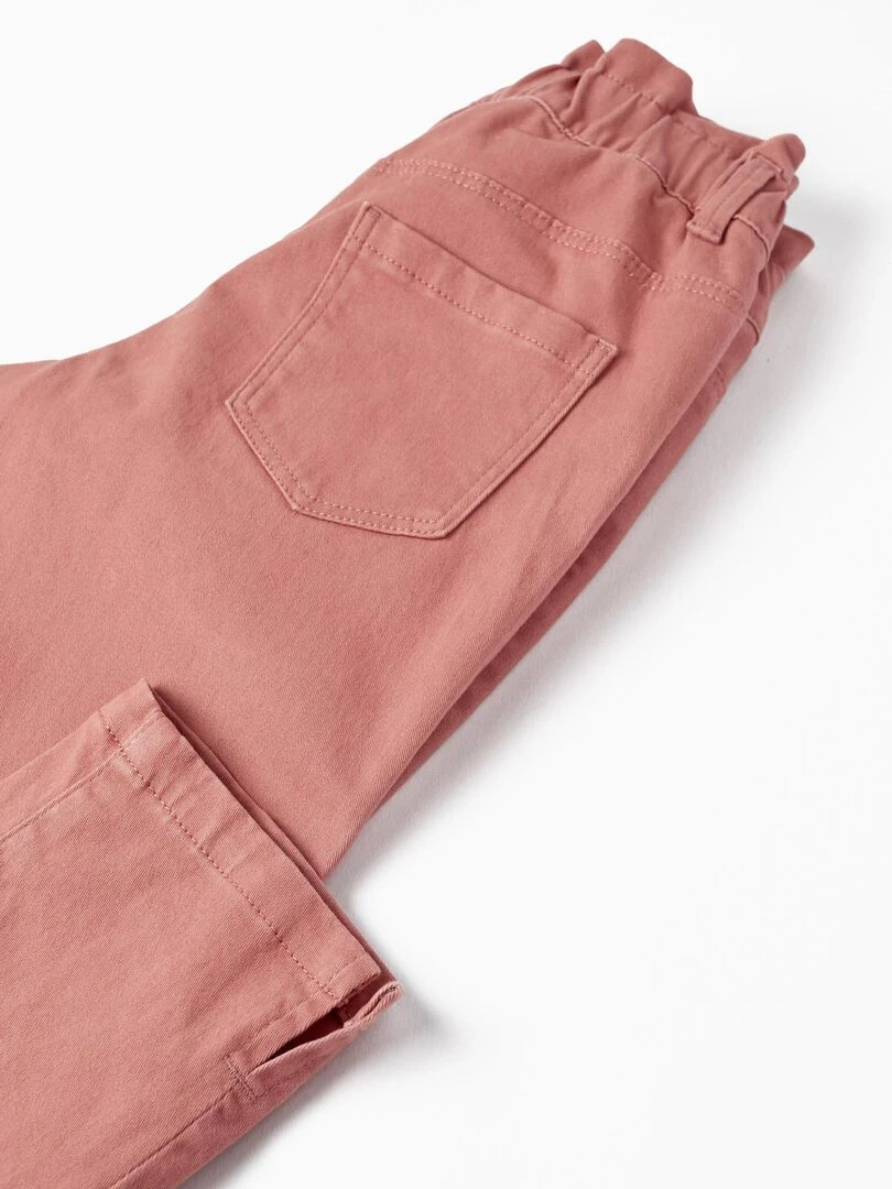 Pantalon Paperbag Pour Fille  SICILIAN DAYS   Rose
