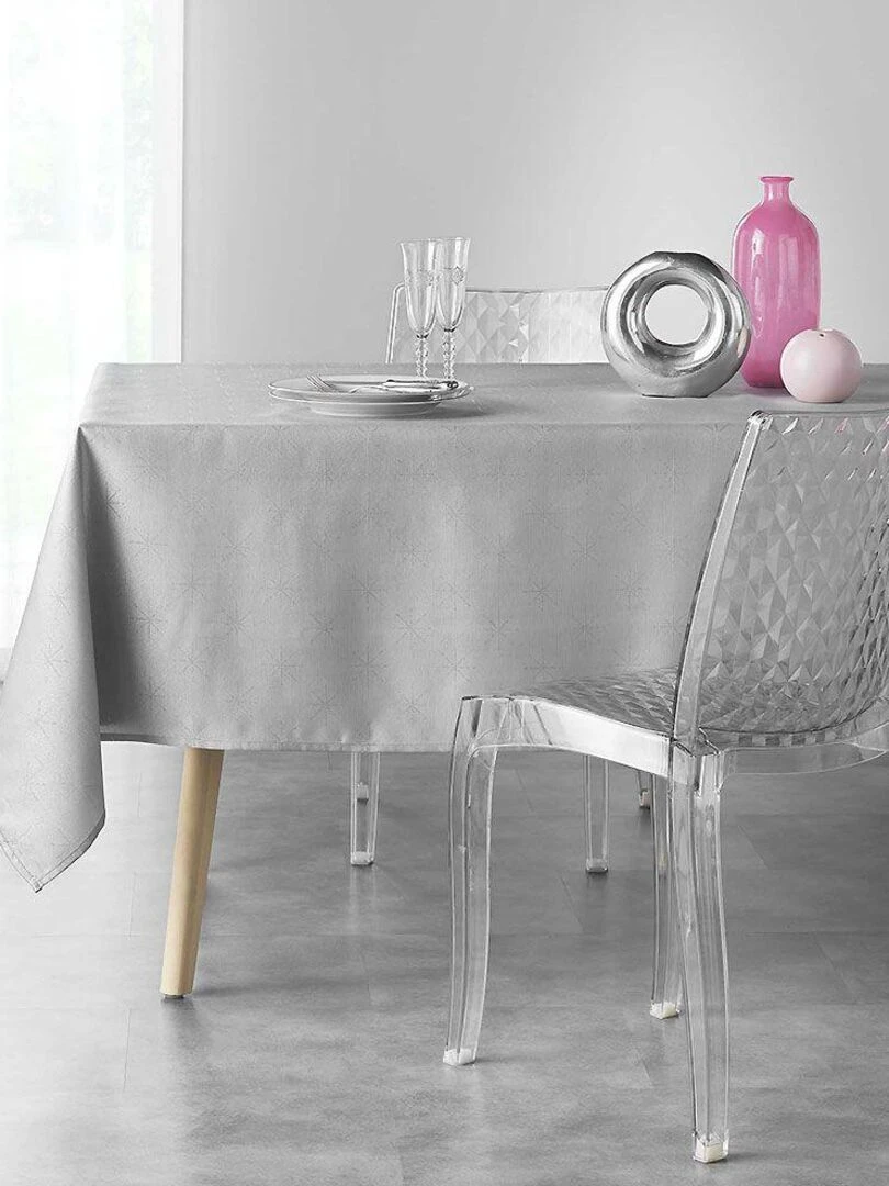 Nappe rectangulaire Etoiles   Gris
