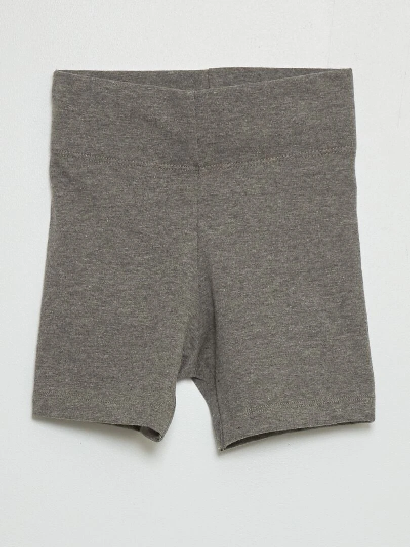 Short en jersey Gris