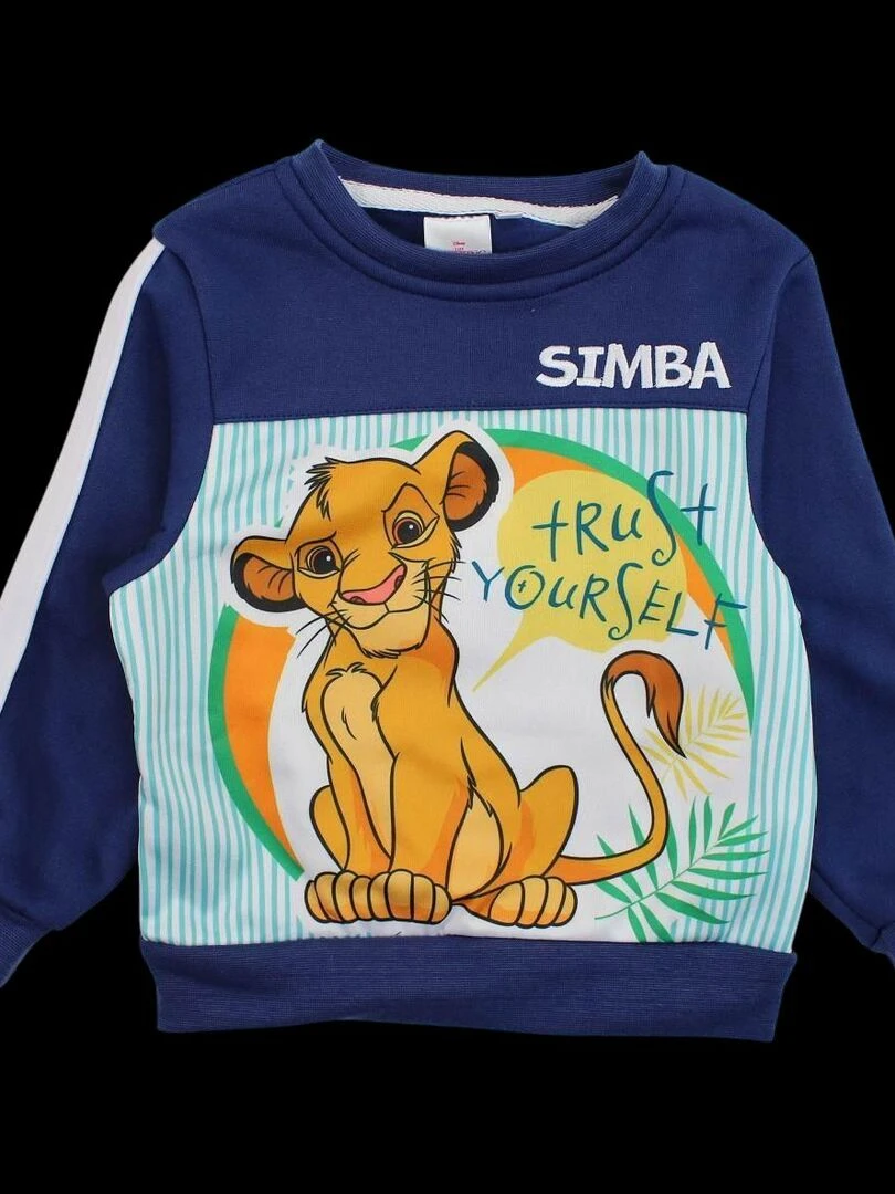 Disney Jogging garçon imprimé Le Roi Lion Bleu marine