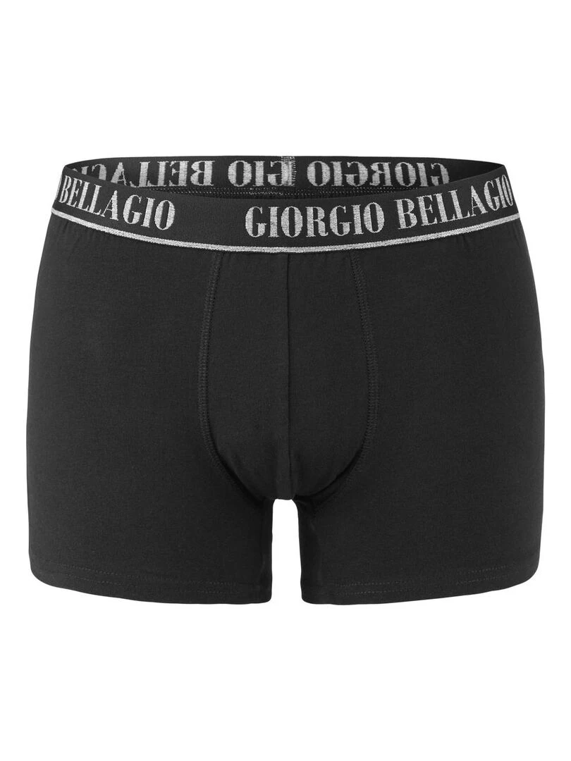 Lot de 12 Boxers coton homme Class Giorgio Bellagio   Noir