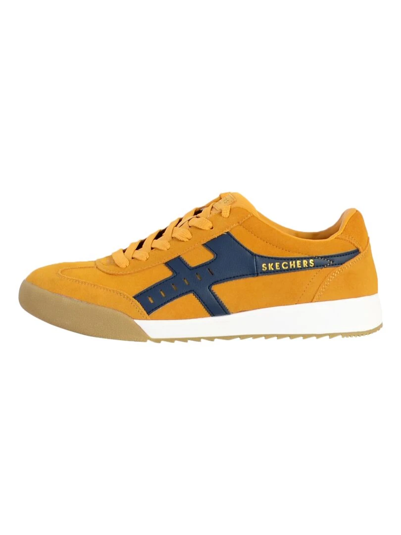 Basket Cuir Skechers Zinger Doré/or
