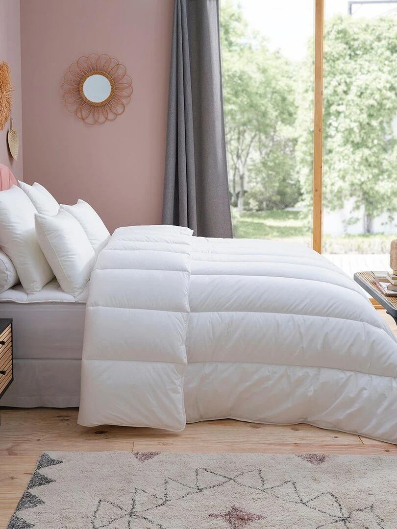 DODO Couette Enveloppe Bio Confort Tempérée Blanc