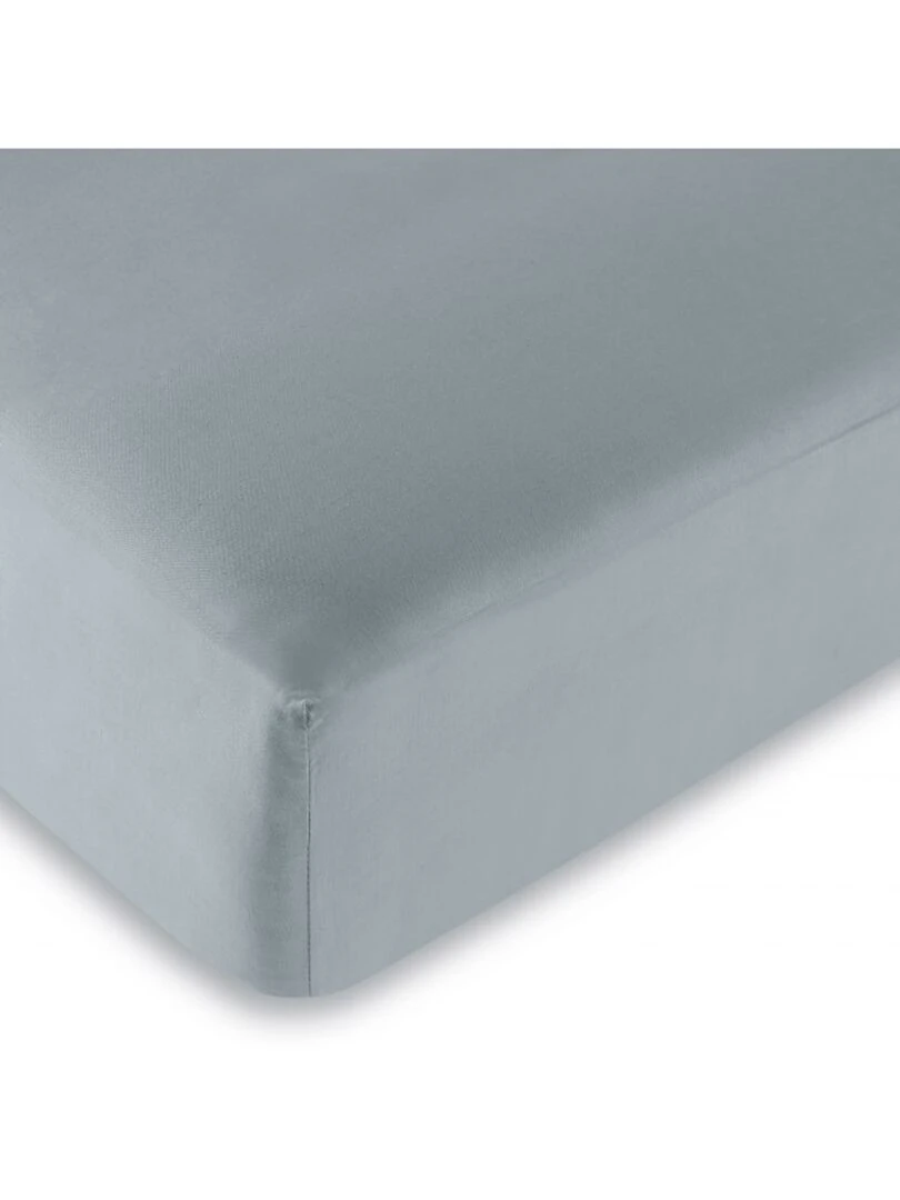 Drap housse 57 fils/cm² toutes dimensions Gris perle