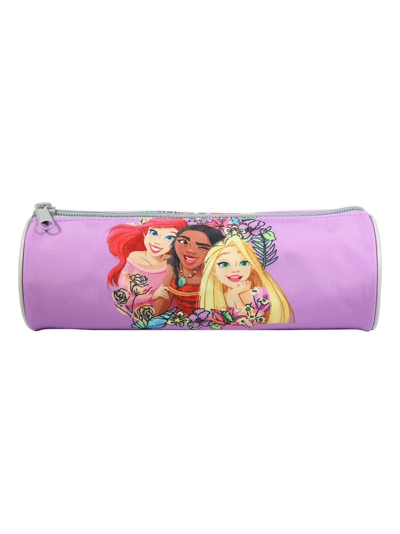 BAGTROTTER Trousse scolaire ronde Disney Princesses Violette Violet