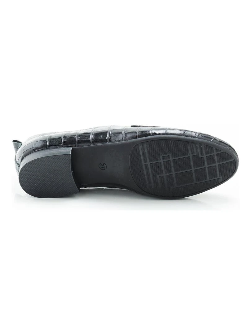 Mocassins aspect croco Damart Noir