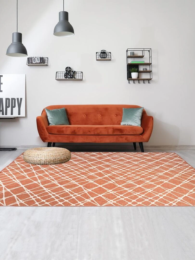 Tapis exterieur EX1 DOR REVERSIBLE OEKO TEX®   Marron