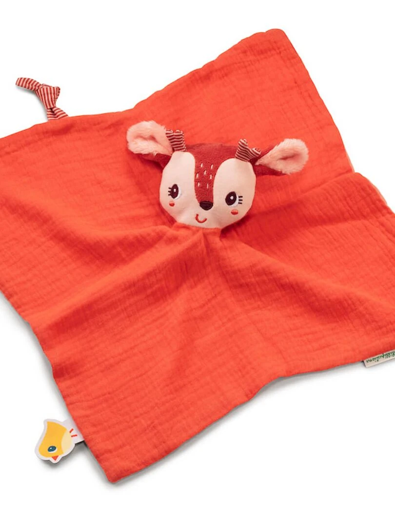 Doudou attache sucette éco Stella (32 cm) Rouge