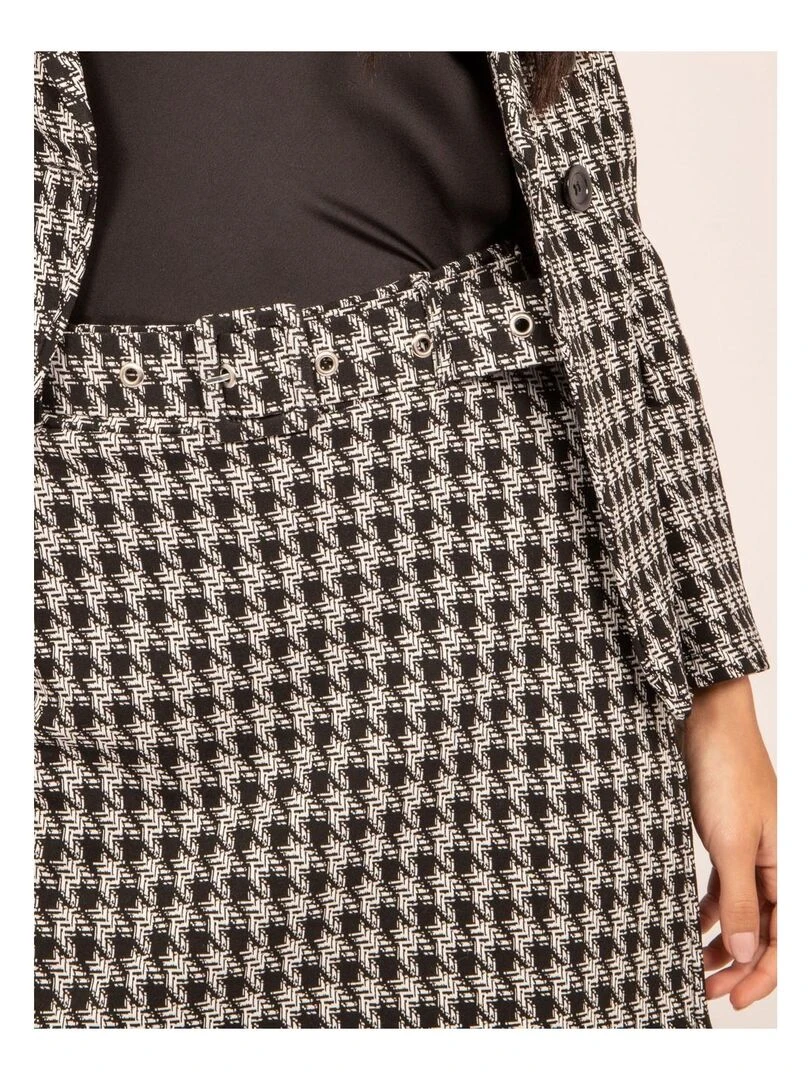 Blazer motifs USAMA   Noir