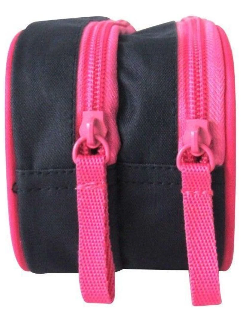 Trousse scolaire 2 compartiments Lililou Bleu marine   Bleu