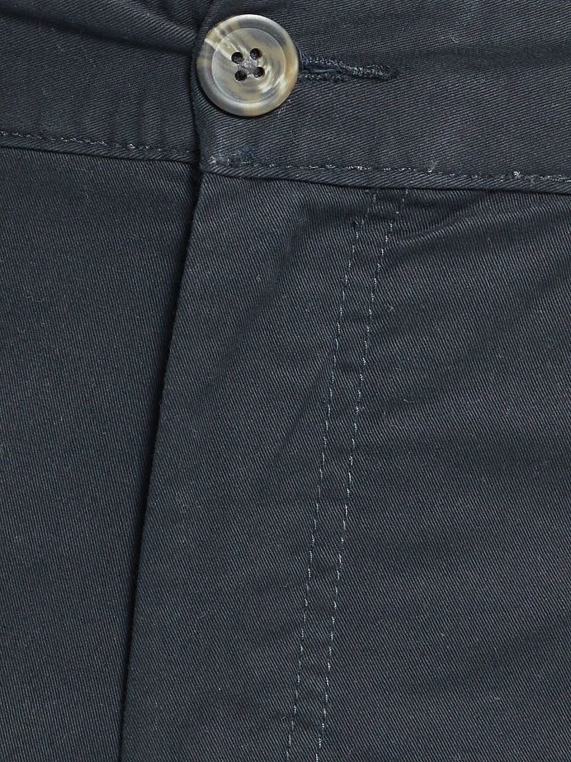 Pantalon chino droit   L30   noir