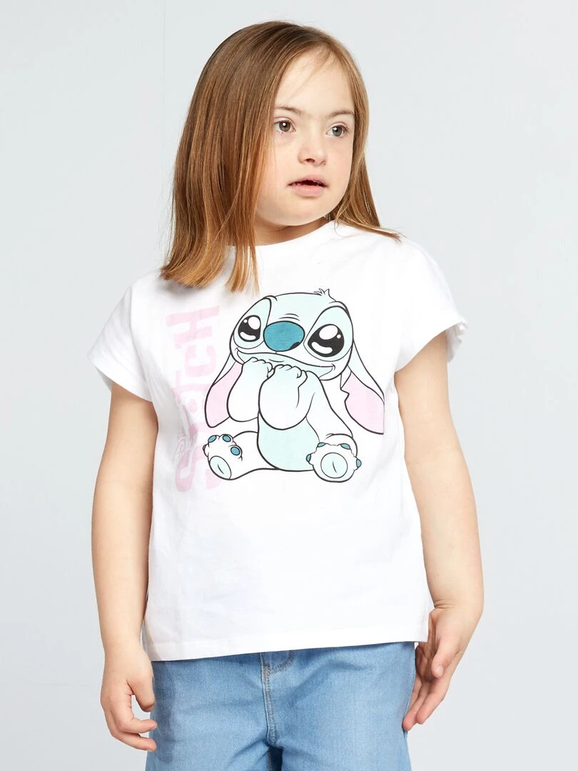 T shirt 'Disney'   So Easy   Blanc