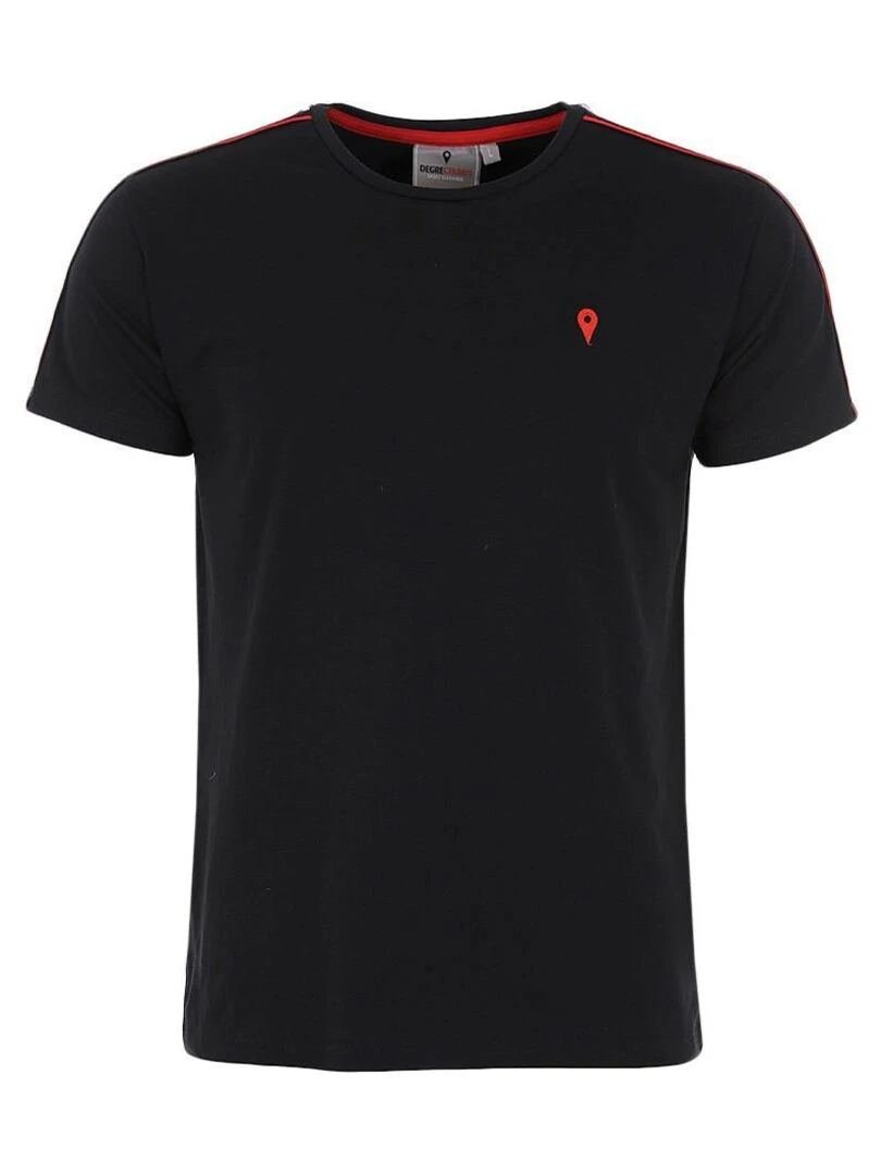 T shirt manches courtes homme CRANER DEGRE CELSIUS Noir Noir