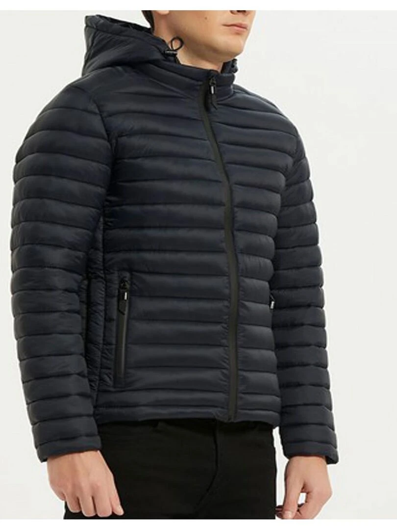 doudoune a capuche Kebello Bleu marine