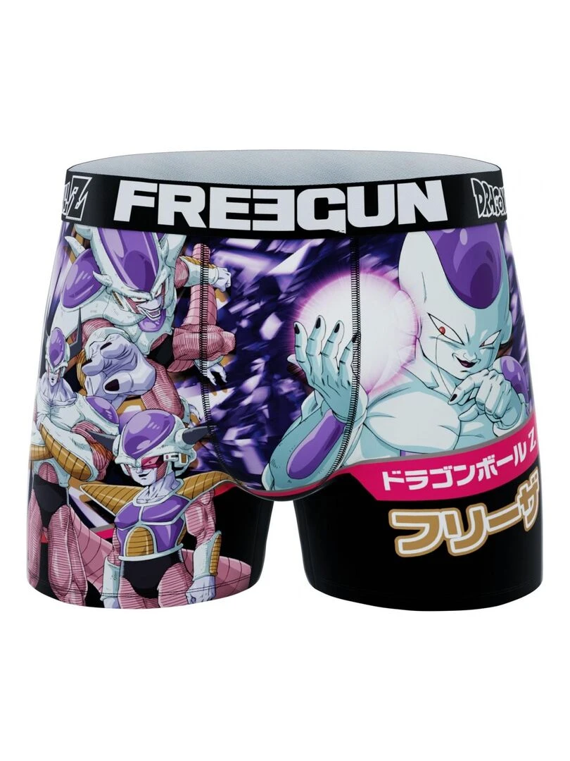 Lot de 6 boxers homme Dragon Ball Z Freegun   Noir