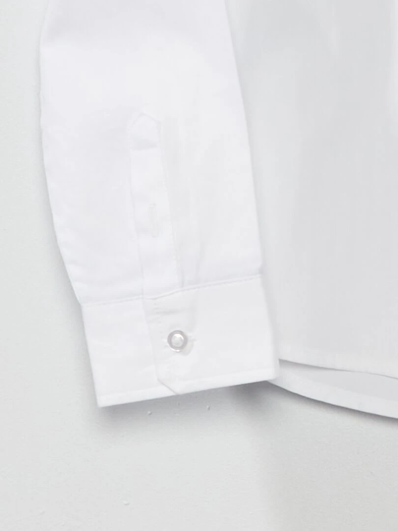 Chemise à manches longues   blanc