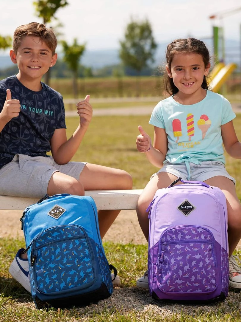 BODYPACK Sac à dos 1 compartiment recyclé Dino bleu Bleu