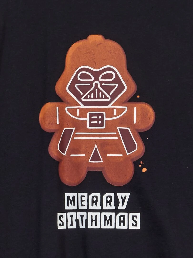 Pyjama long 'Star Wars' 2 pièces Noir/gris