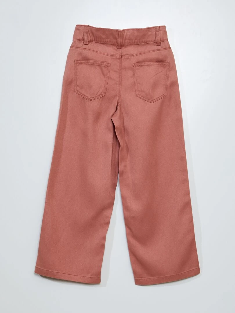 Pantalon large   Rose
