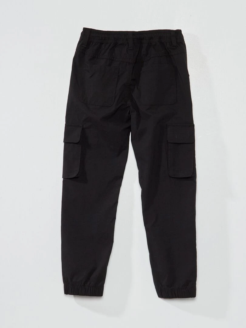 Pantalon multi poches noir