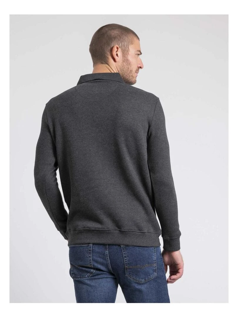 Sweat col polo WIREX Noir