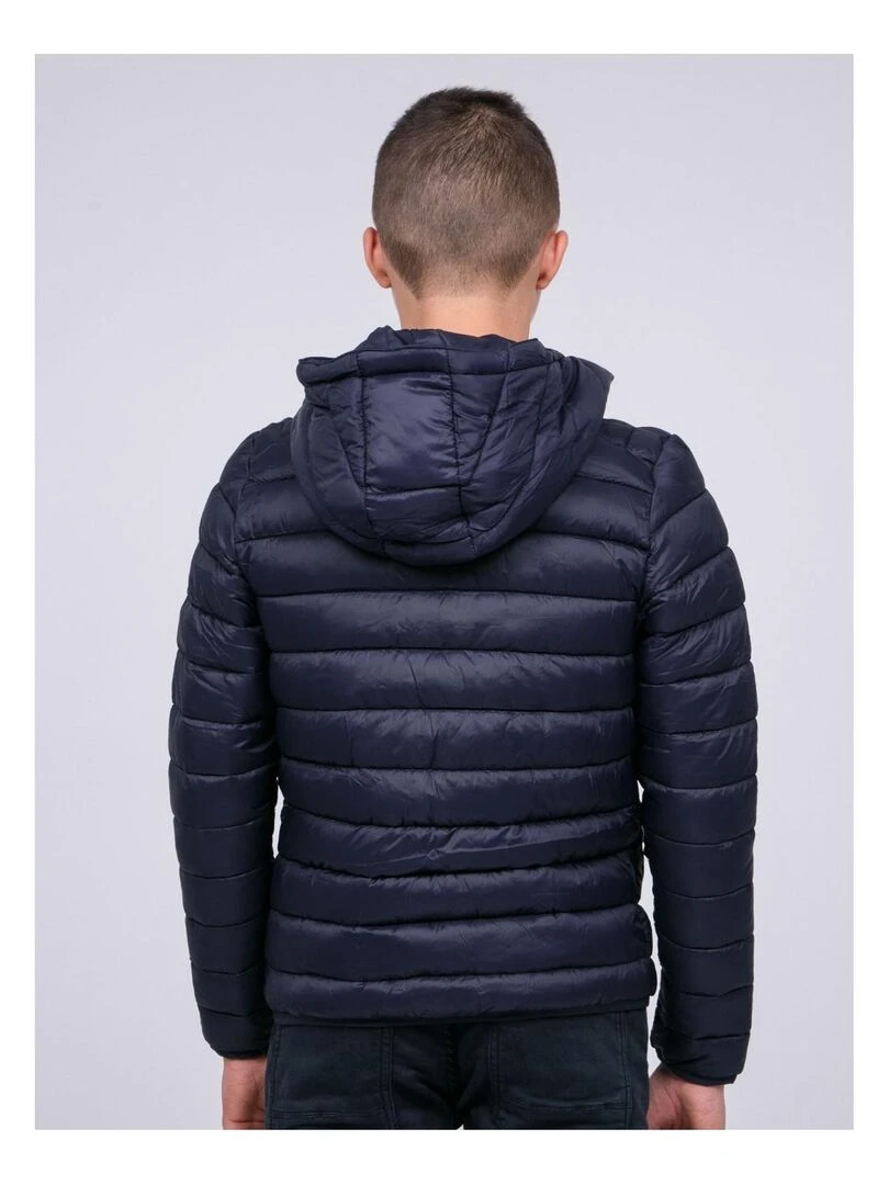 Doudoune capuche ZEGEL J Bleu marine