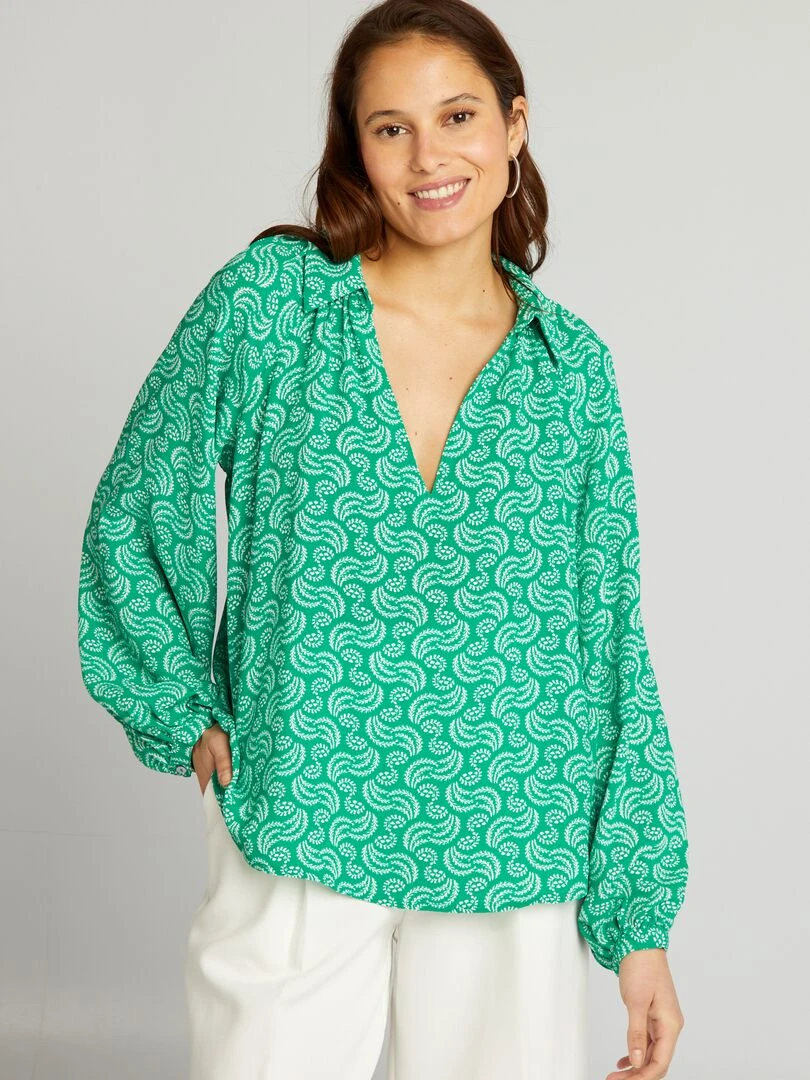 Blouse fantaisie   Vert
