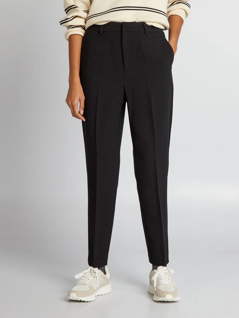 Pantalon cigarette noir