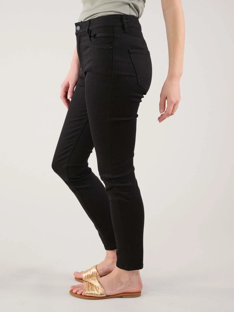 Jean à la coupe slim pour femme 'Deeluxe'   Noir