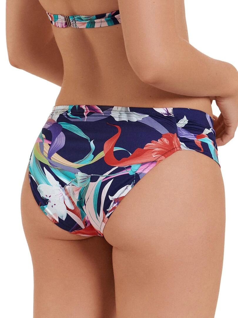 Bas maillot slip de bain taille haute Nice Bleu