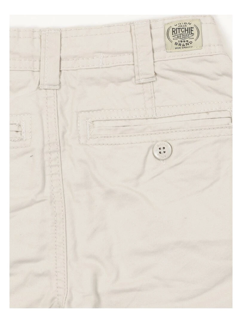 BERMUDA CHINO BAGOO BOY   Beige